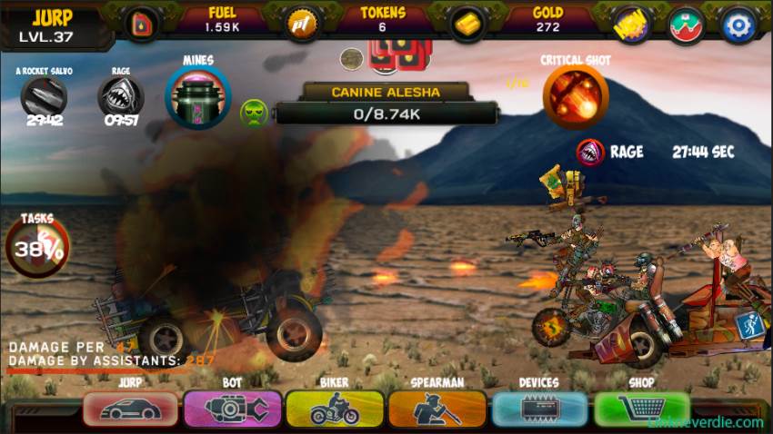 Hình ảnh trong game Tapocalypse (screenshot)