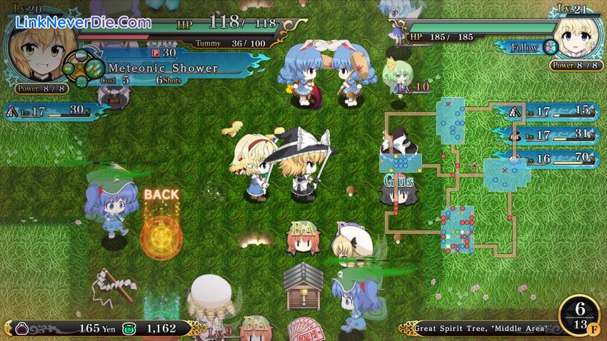 Hình ảnh trong game Touhou Genso Wanderer -Reloaded- (screenshot)