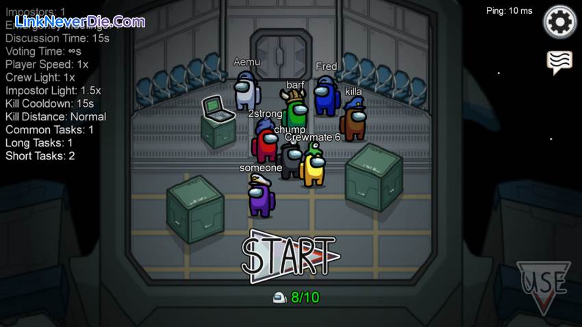 Hình ảnh trong game Among Us (screenshot)