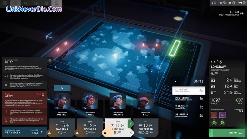 Hình ảnh trong game Phantom Brigade (screenshot)