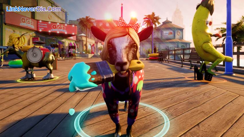 Hình ảnh trong game Goat Simulator 3 (screenshot)