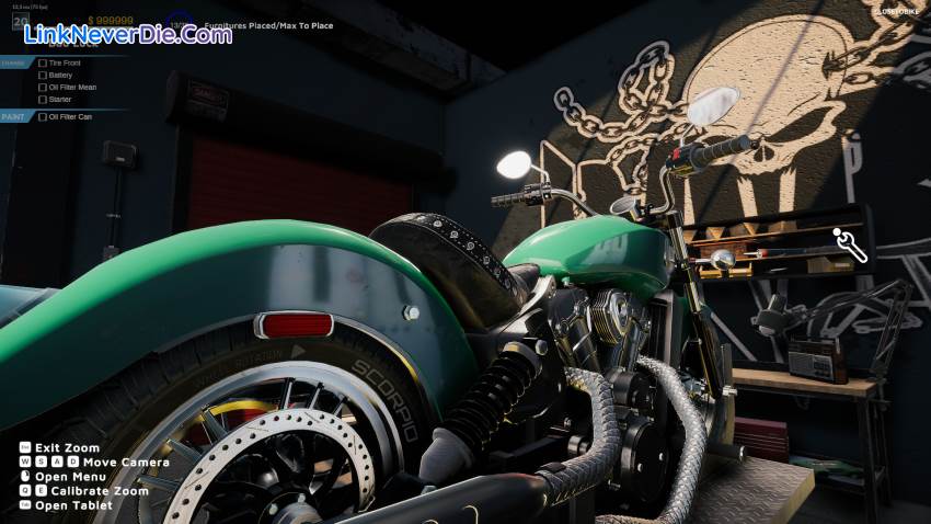 Hình ảnh trong game Motorcycle Mechanic Simulator 2021 (screenshot)