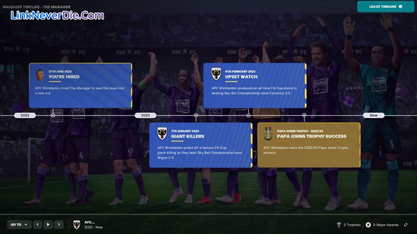Hình ảnh trong game Football Manager 2023 (screenshot)