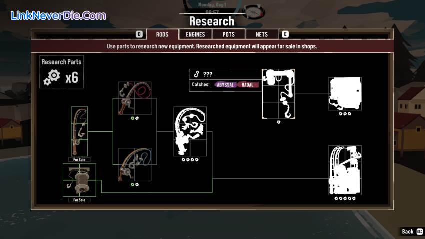 Hình ảnh trong game DREDGE (screenshot)